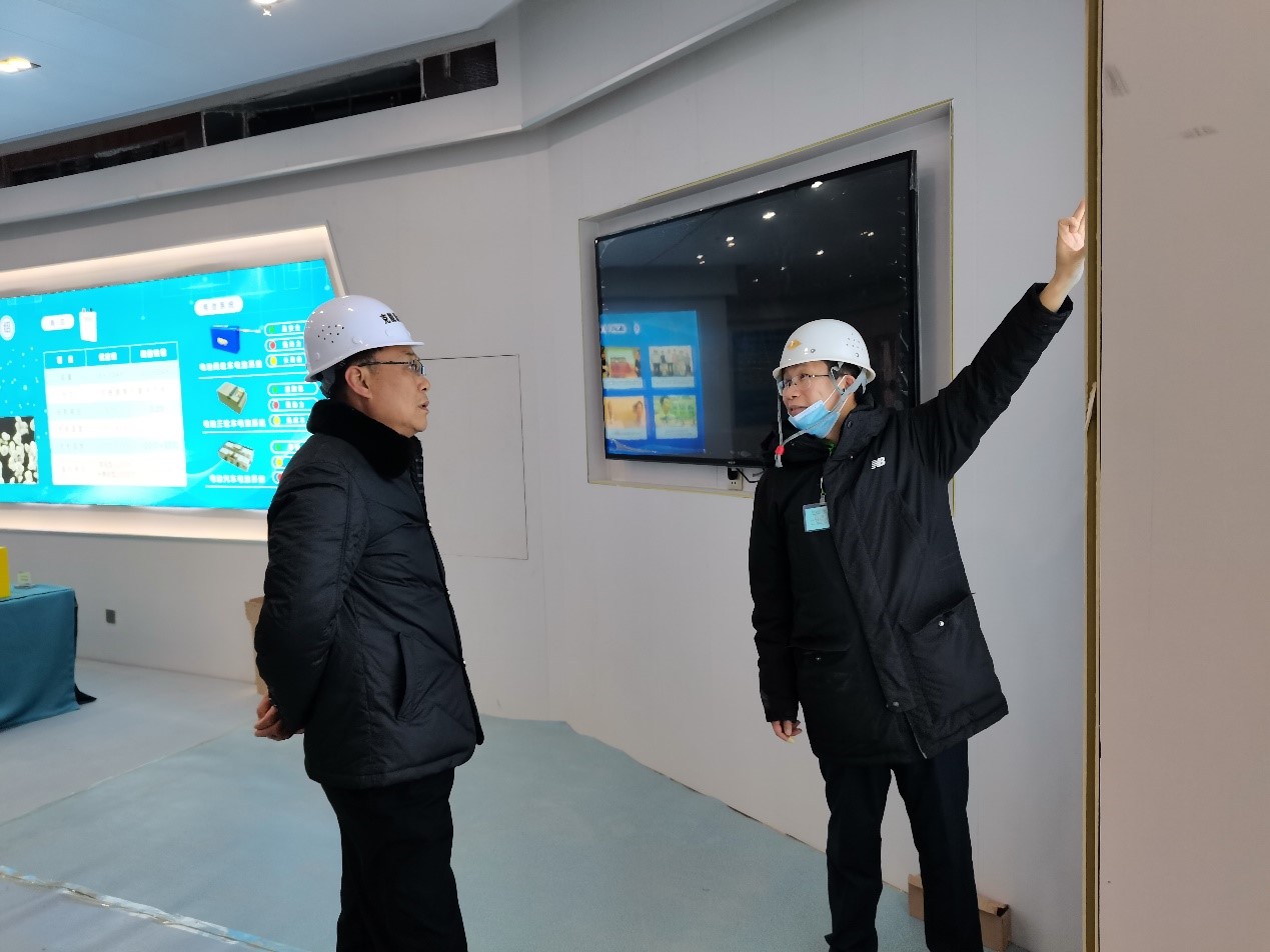 安阳市城乡一体化示范区副主任杨会范视察克能（2021年1月6日）