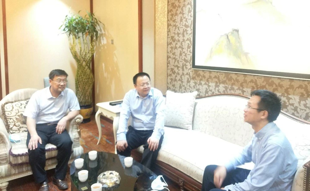 安阳县邢振东县长接见克能新能源负责人（2020年5月18日）