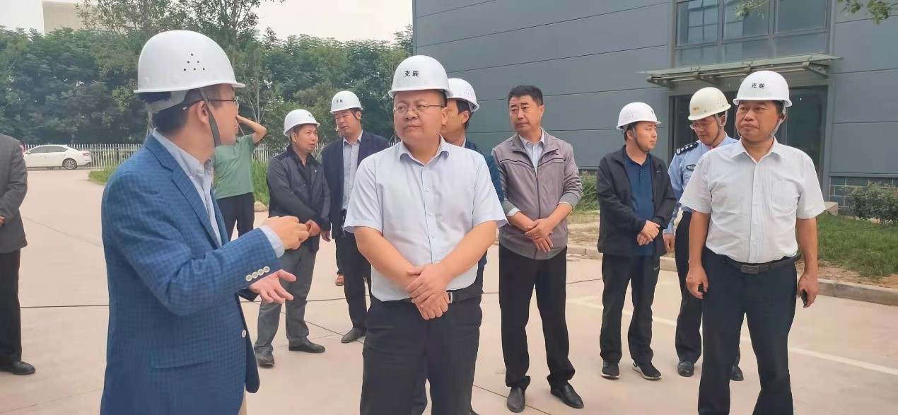 安阳县邢振东县长视察克能新能源建设现场