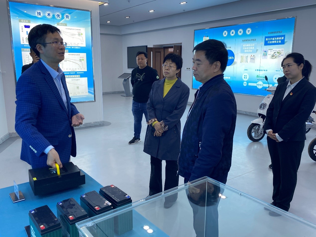 安阳市政协副主席、工商联主席侯合柱一行莅临克能指导(2021年4月14日)