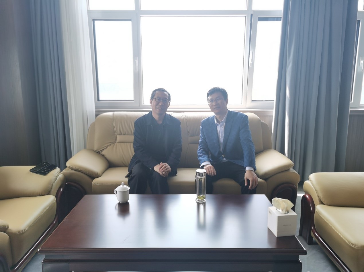 安阳市政府副秘书长、办公室主任史景山莅临克能指导工作（2021年4月15日）