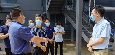 安阳市委副书记、市长高永一行莅临克能新能源调研（2021年8月9日）