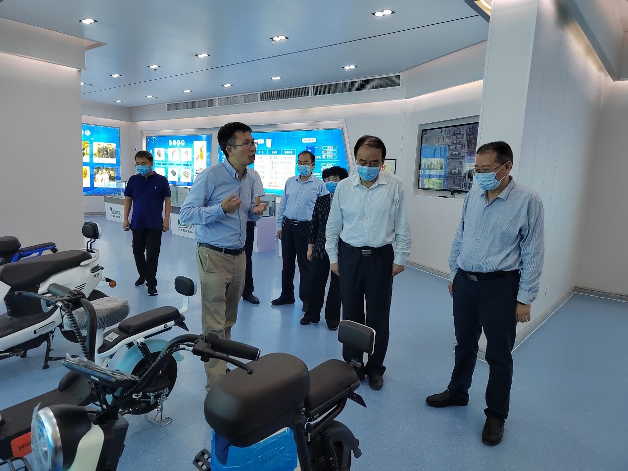 河南省人大常委会副主任徐济超一行莅临克能调研（2021年9月23日）