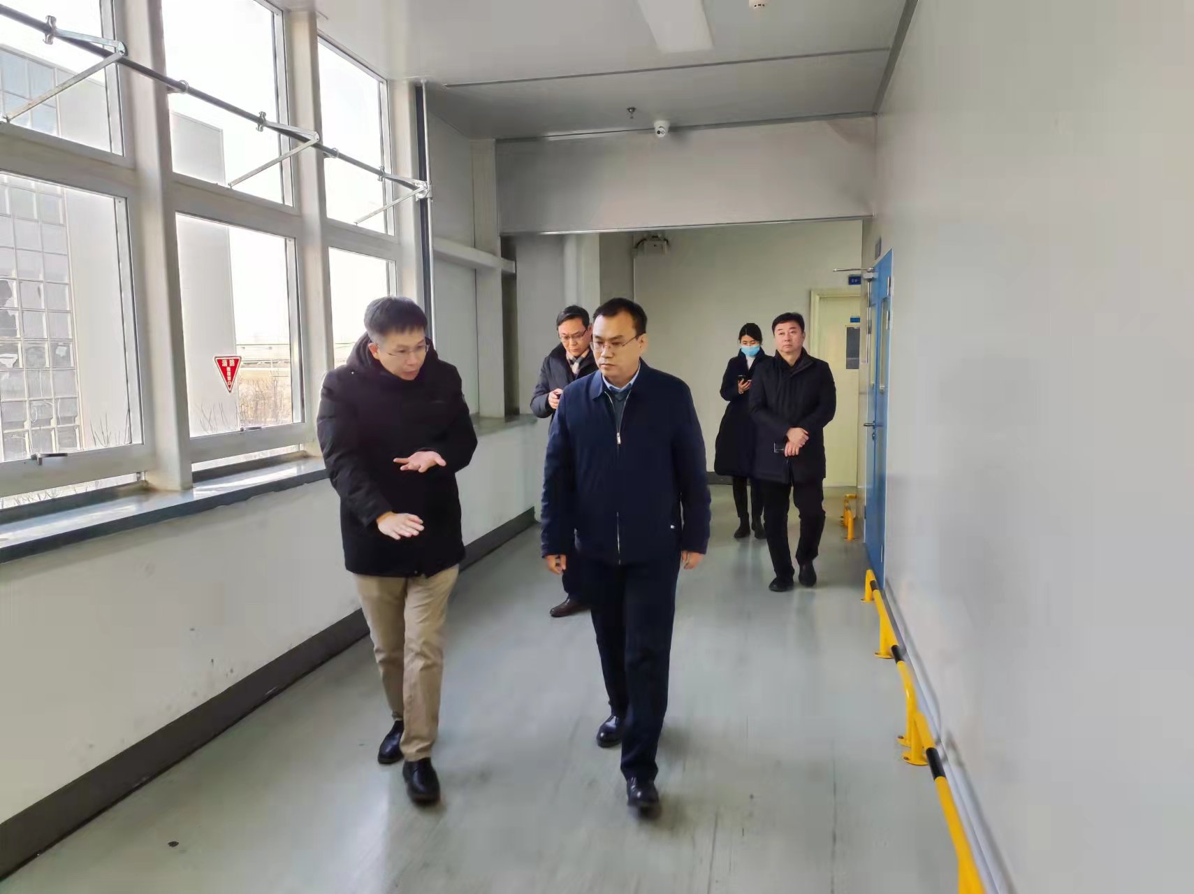 安阳市示范区管委会主任张志红莅临克能调研（2022年2月20日）