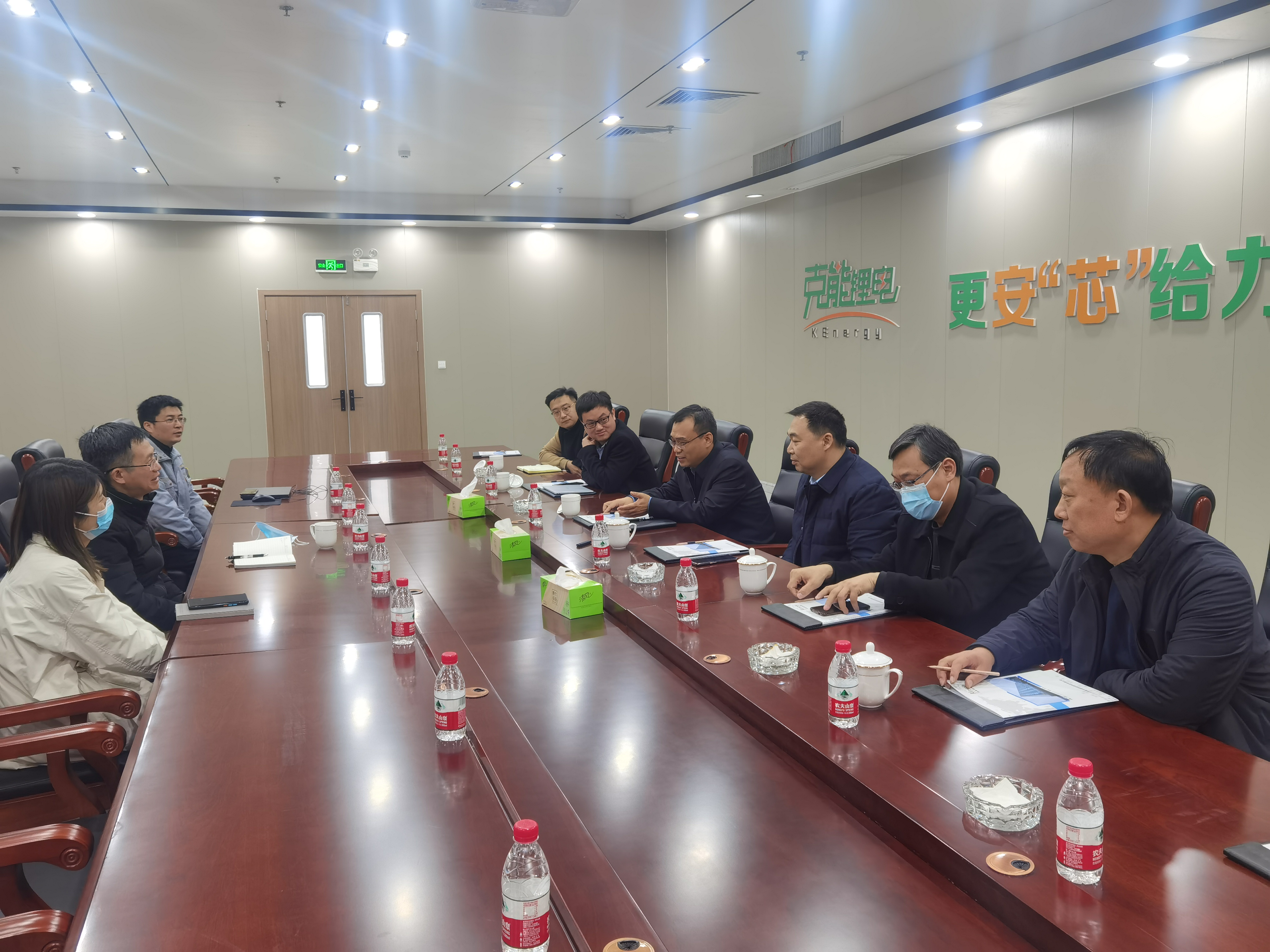 安阳市示范区管委会主任张志红召集克能锂电二期工程项目推进会（2022年3月23日）