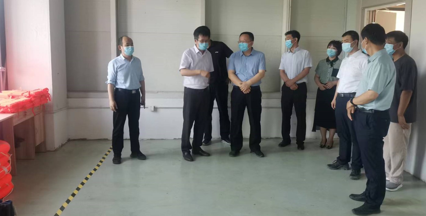 安阳县委书记邢振东到克能检查指导防汛准备工作（2022年5月28日）