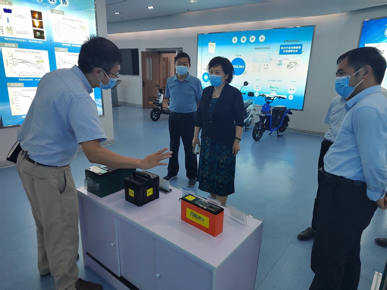 安阳市委常务副秘书长、办公室主任刘平一行莅临克能调研（2022年5月31日）