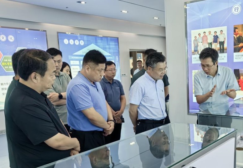 河南省科技厅总工程师高拓莅临克能新能源调研(2024年6月6日)